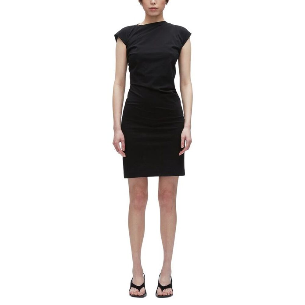 3.1 Phillip Lim Womens Draped Short Sleeve T-Shirt Dress